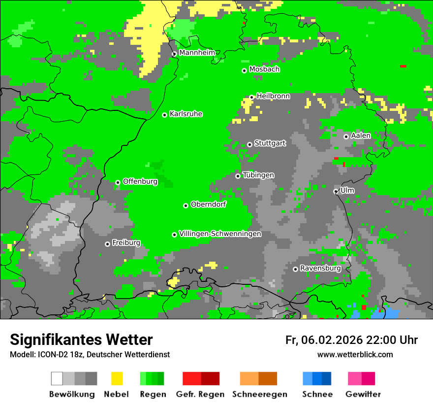 Signifikantes Wetter
