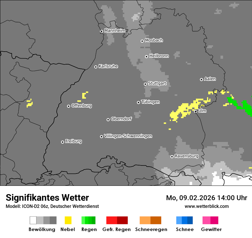 Signifikantes Wetter