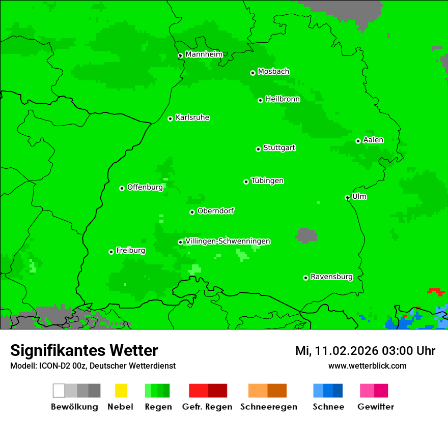 Signifikantes Wetter