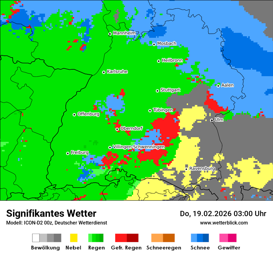 Signifikantes Wetter