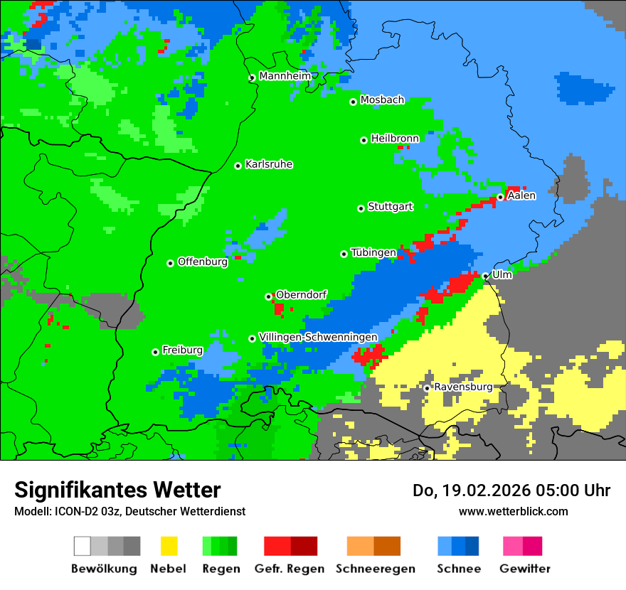 Signifikantes Wetter