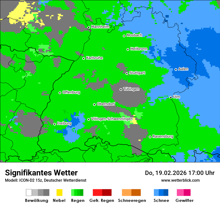 Signifikantes Wetter