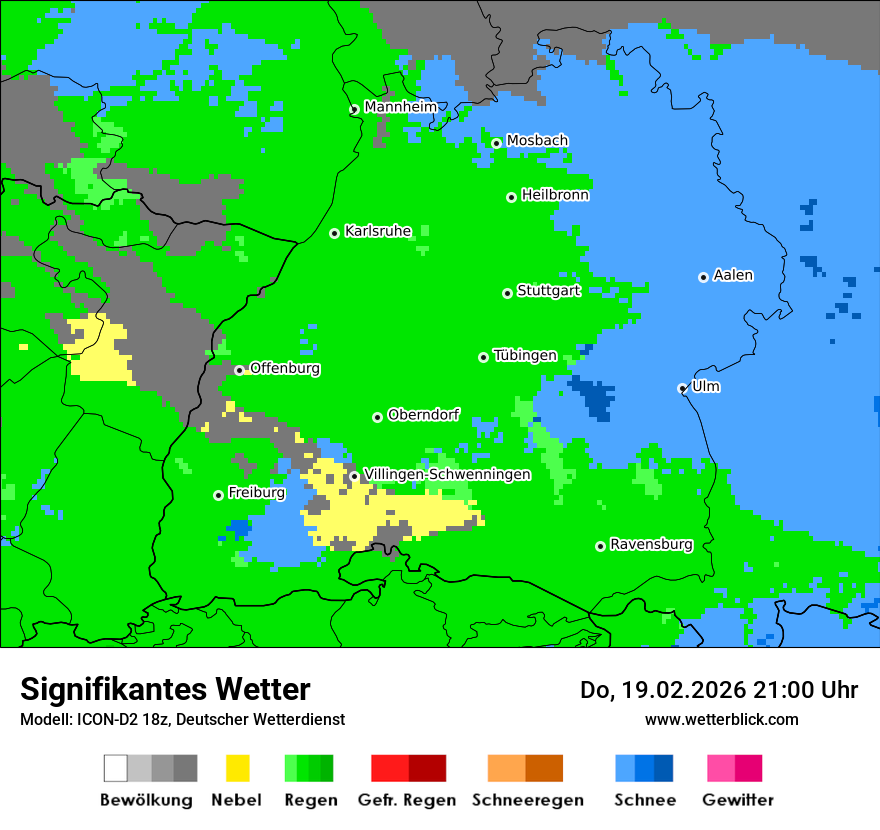 Signifikantes Wetter