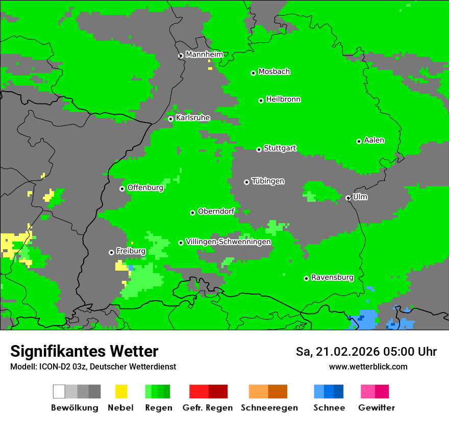 Signifikantes Wetter