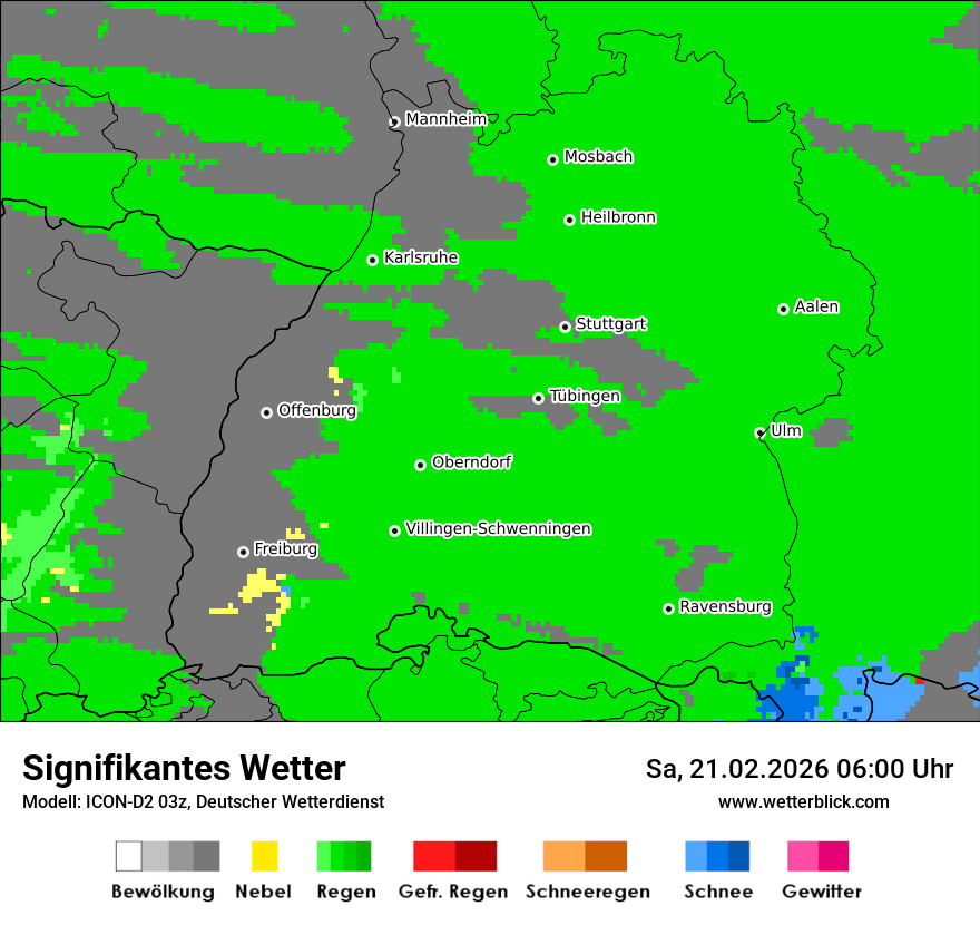 Signifikantes Wetter