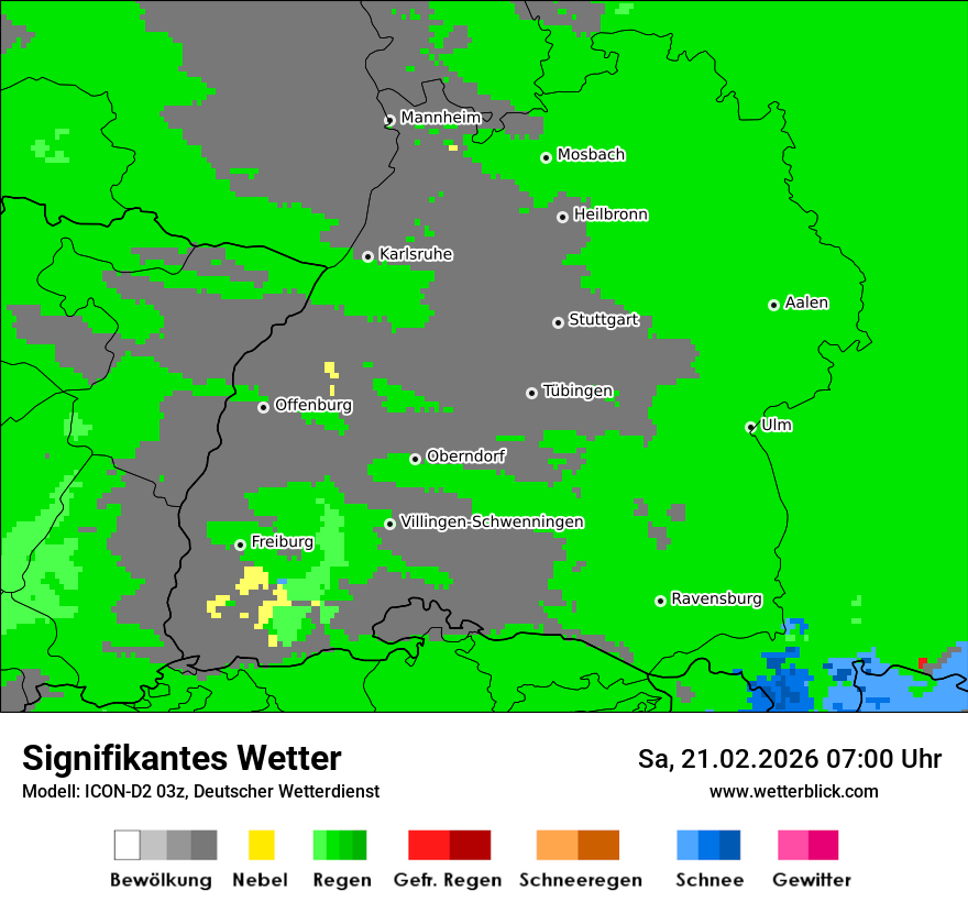 Signifikantes Wetter