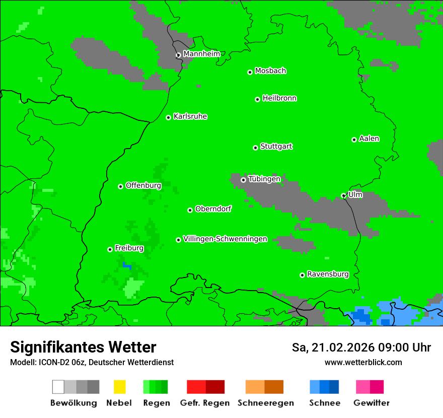 Signifikantes Wetter