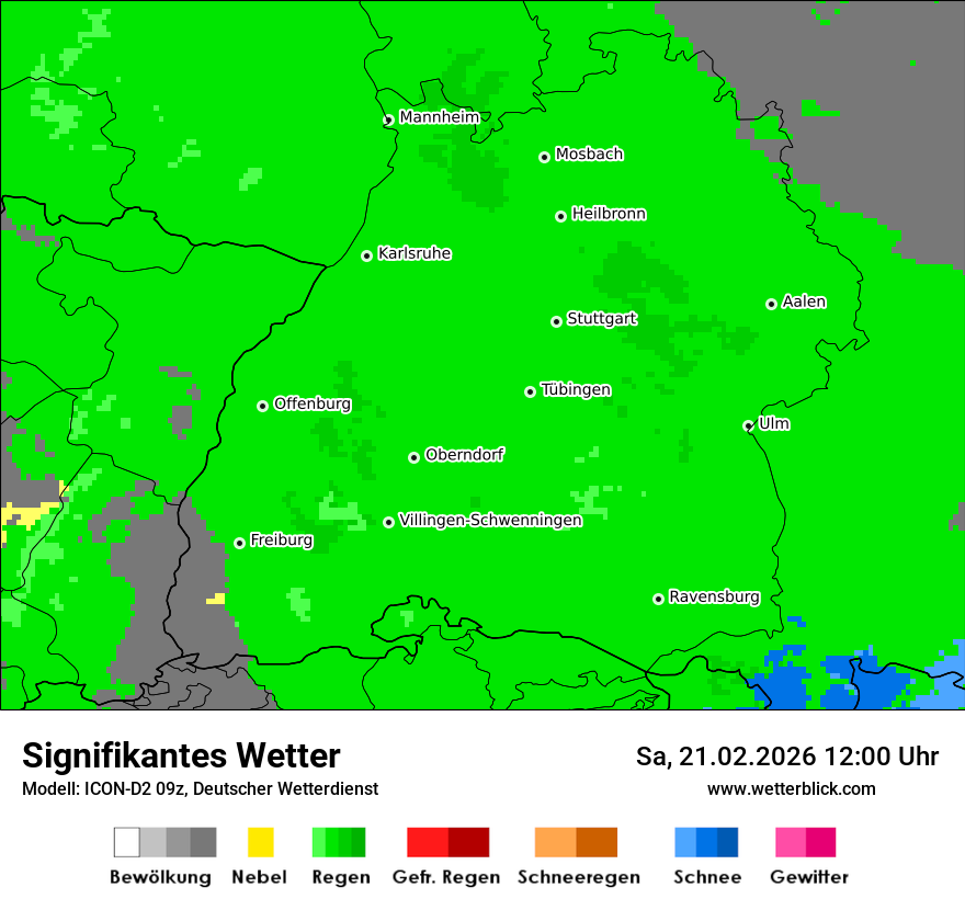Signifikantes Wetter