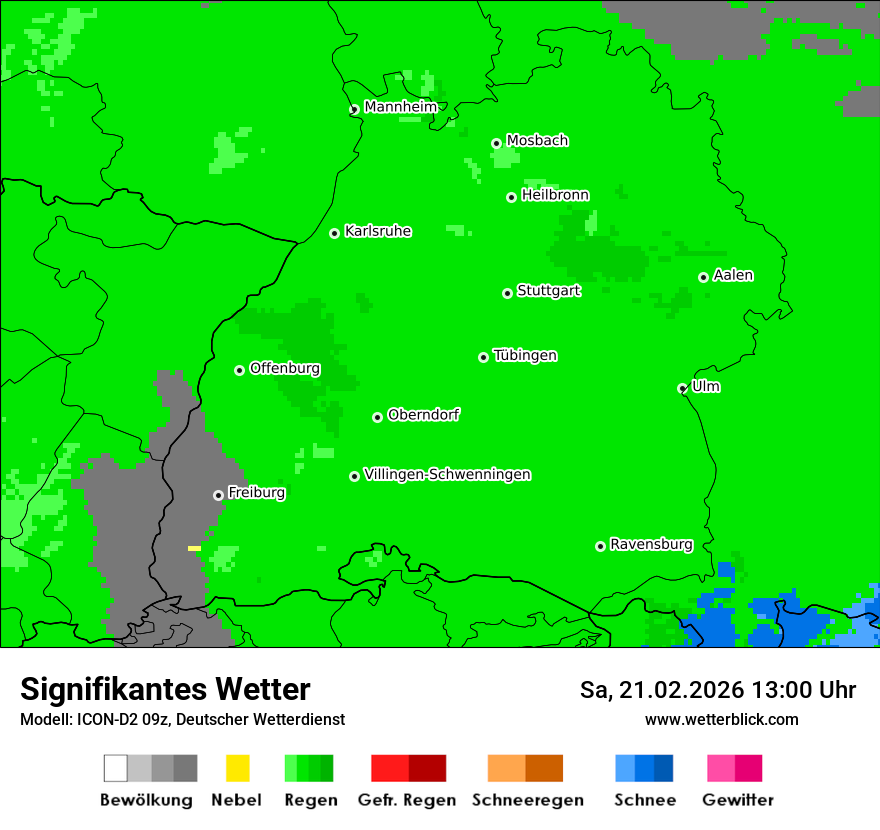 Signifikantes Wetter