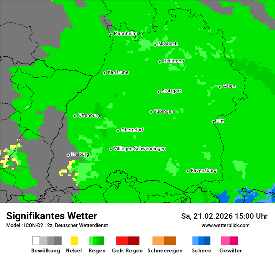 Signifikantes Wetter