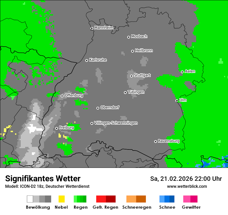 Signifikantes Wetter