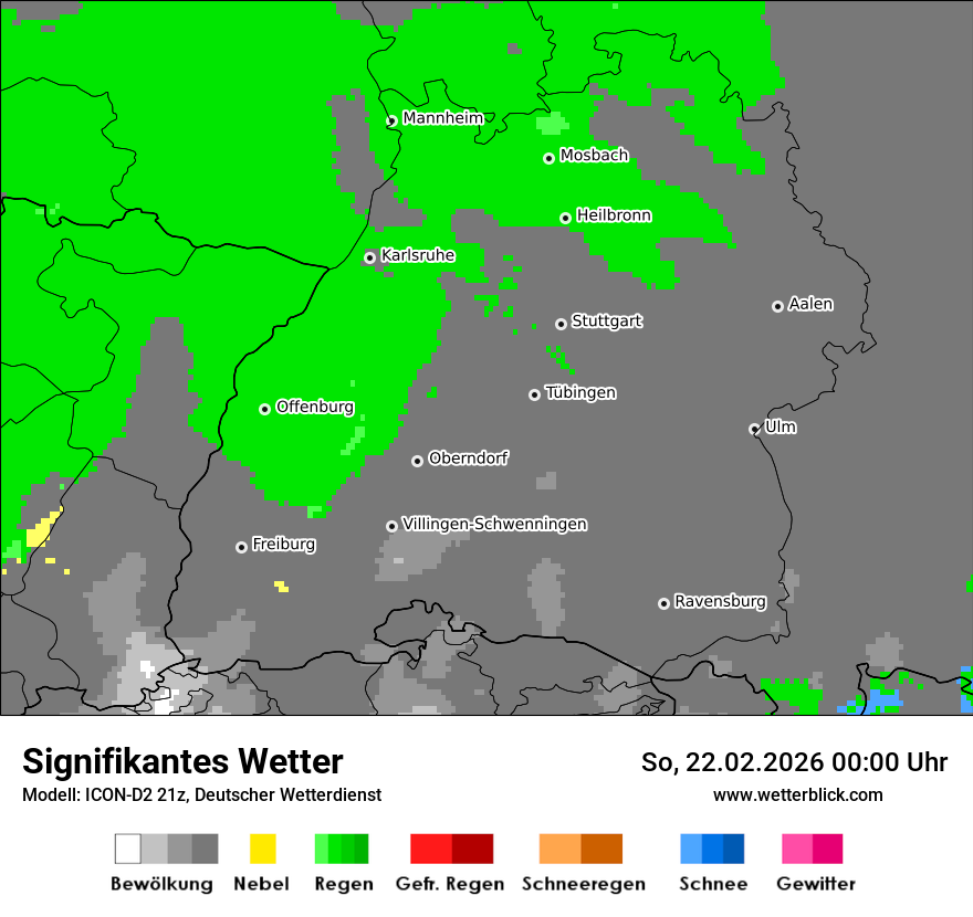 Signifikantes Wetter