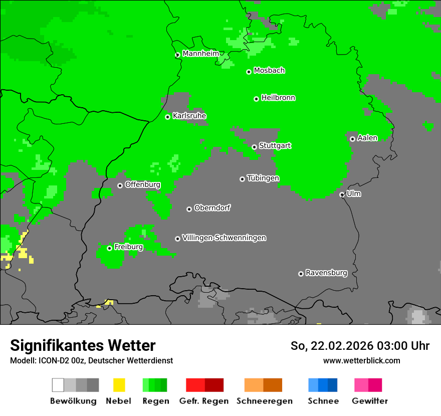 Signifikantes Wetter