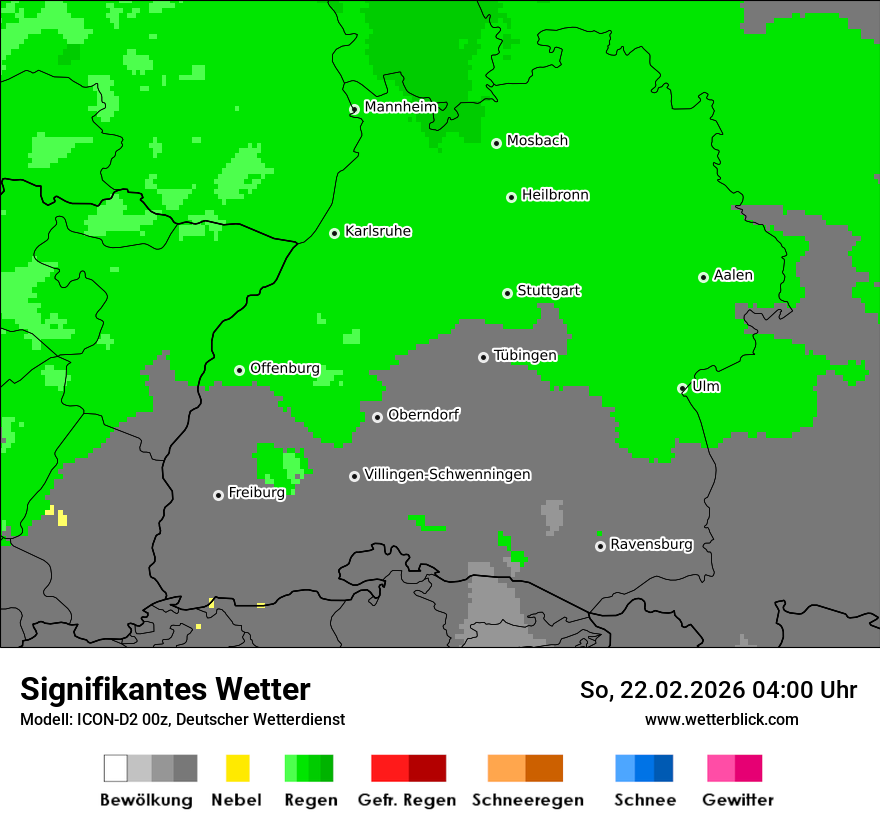 Signifikantes Wetter