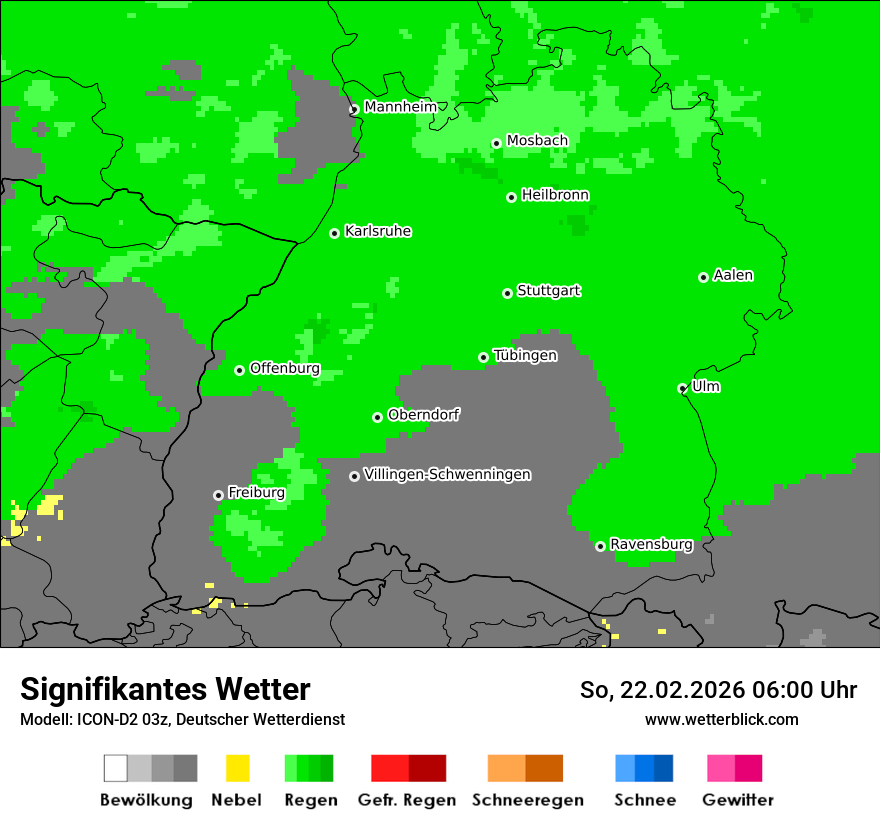 Signifikantes Wetter