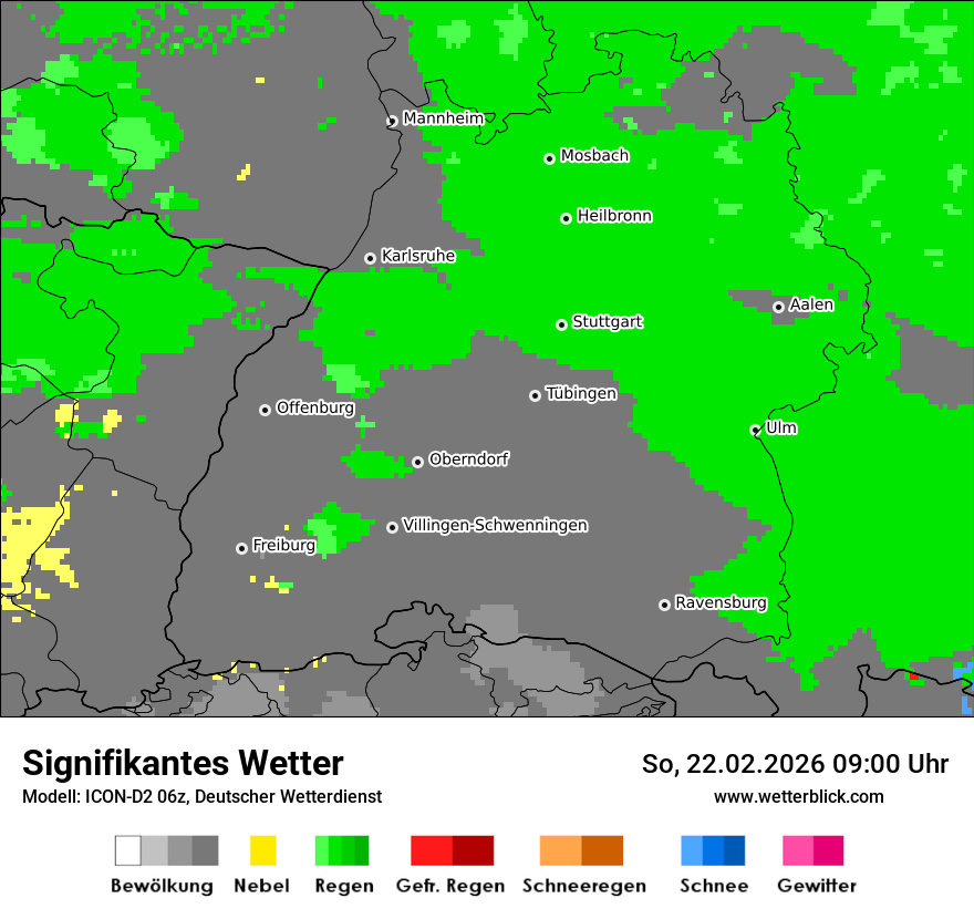 Signifikantes Wetter