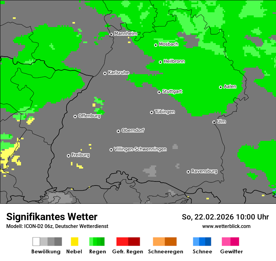 Signifikantes Wetter