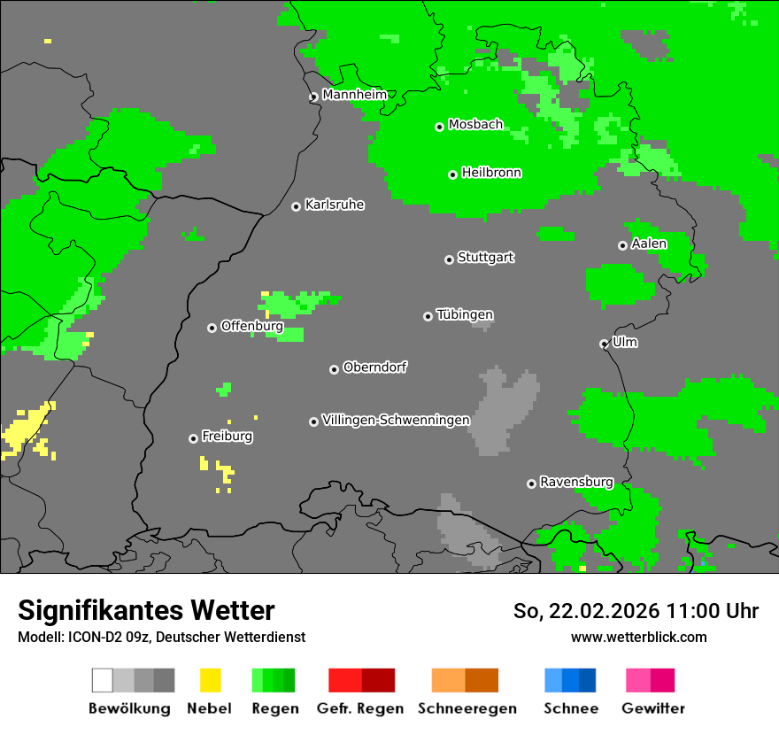 Signifikantes Wetter