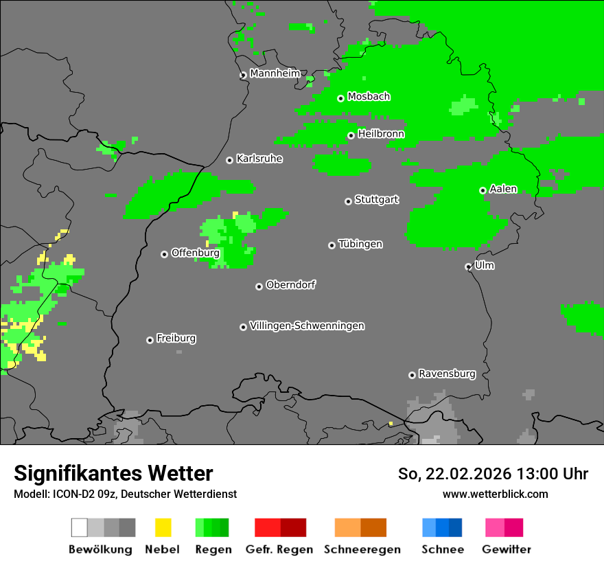 Signifikantes Wetter