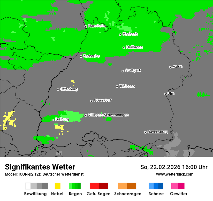 Signifikantes Wetter
