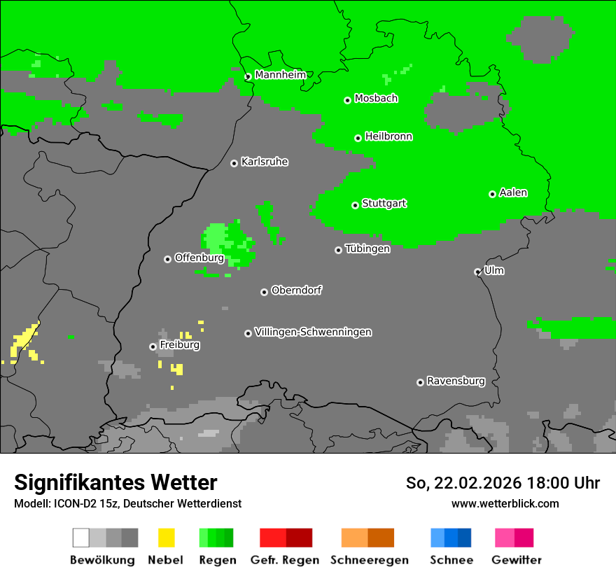 Signifikantes Wetter