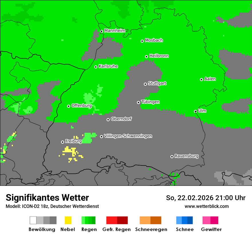 Signifikantes Wetter