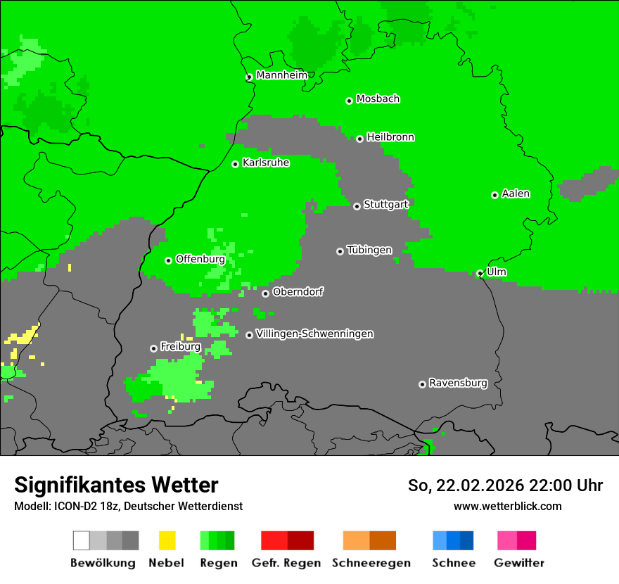 Signifikantes Wetter