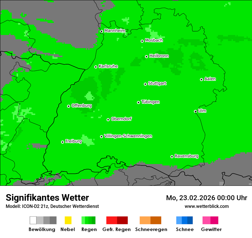 Signifikantes Wetter