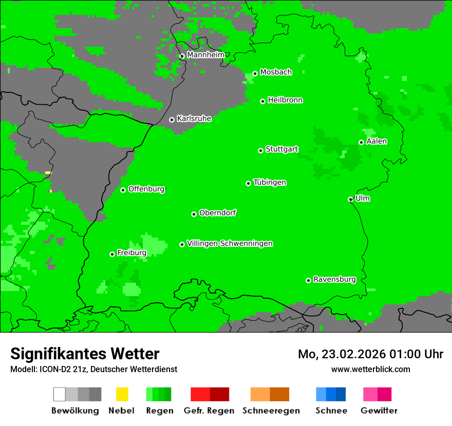 Signifikantes Wetter