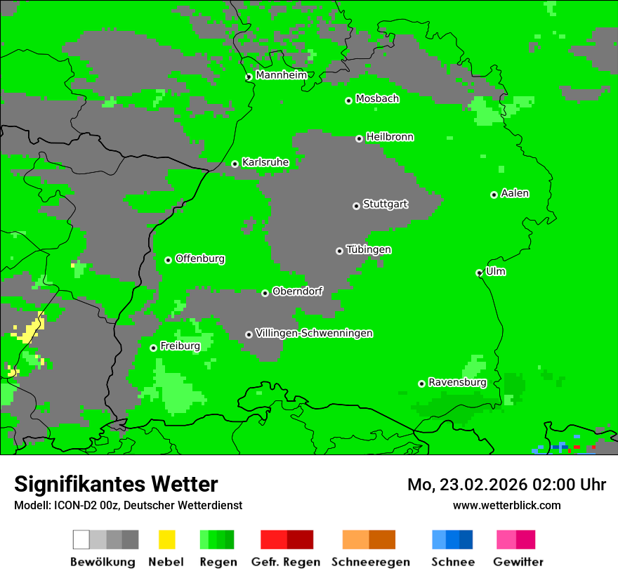 Signifikantes Wetter