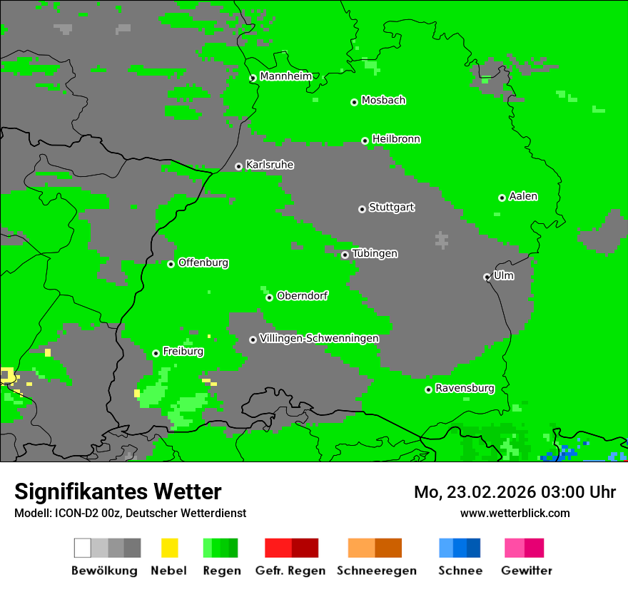 Signifikantes Wetter