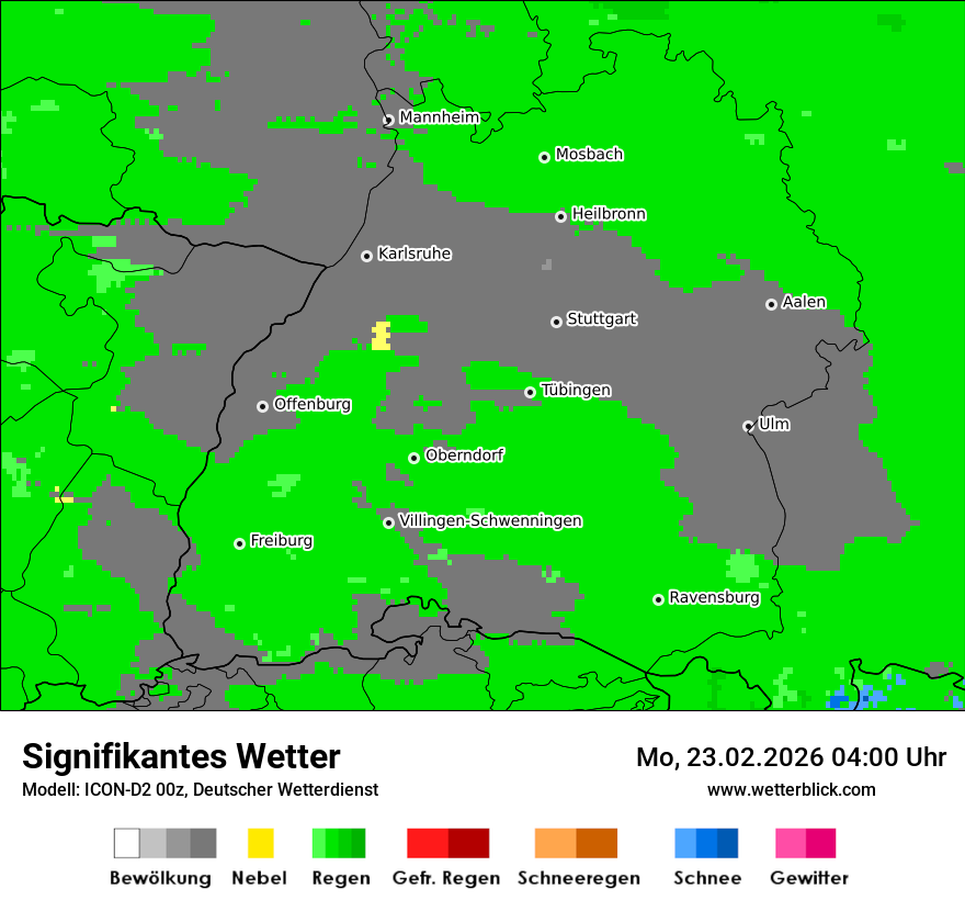 Signifikantes Wetter