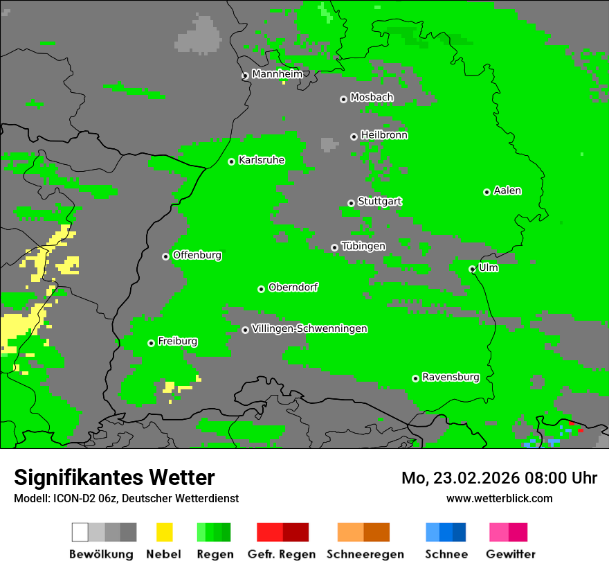 Signifikantes Wetter