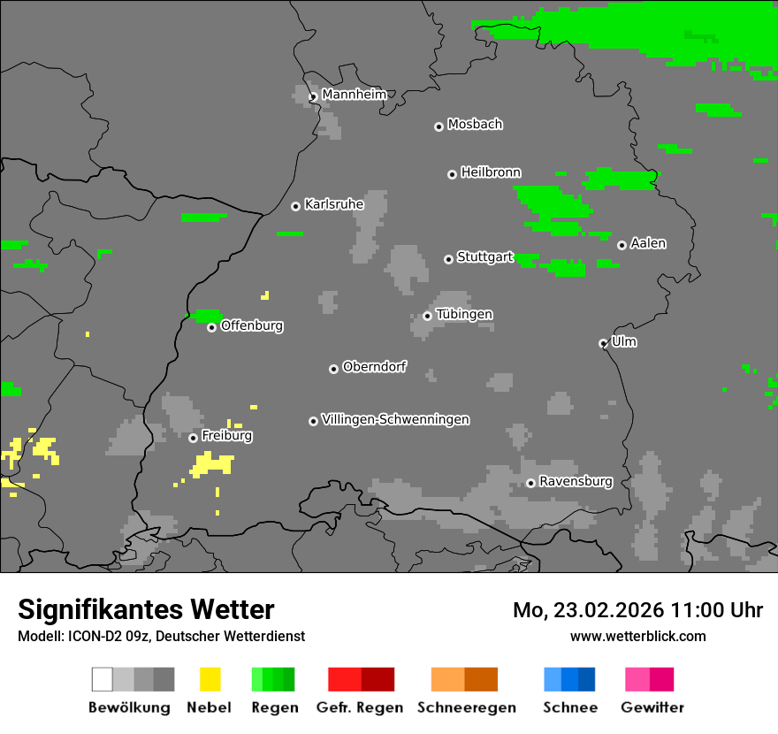 Signifikantes Wetter