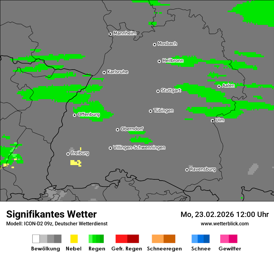 Signifikantes Wetter