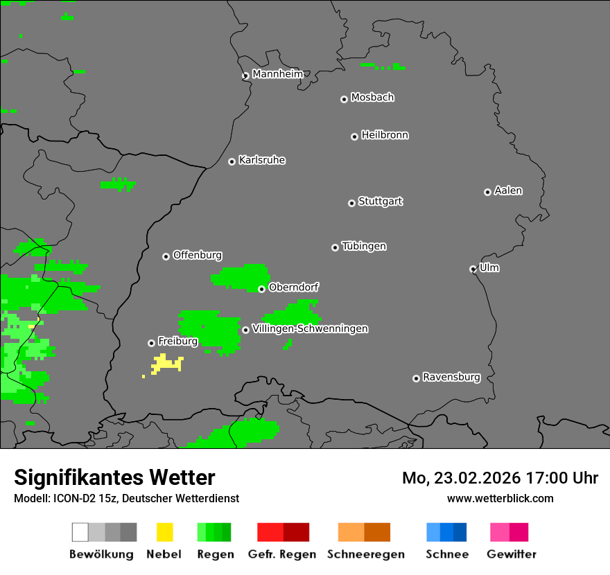 Signifikantes Wetter