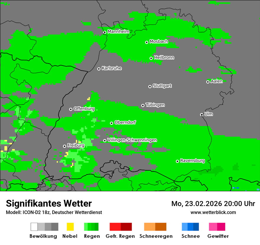 Signifikantes Wetter