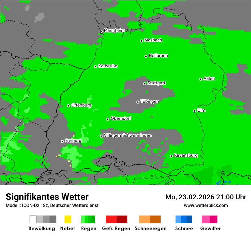 Signifikantes Wetter