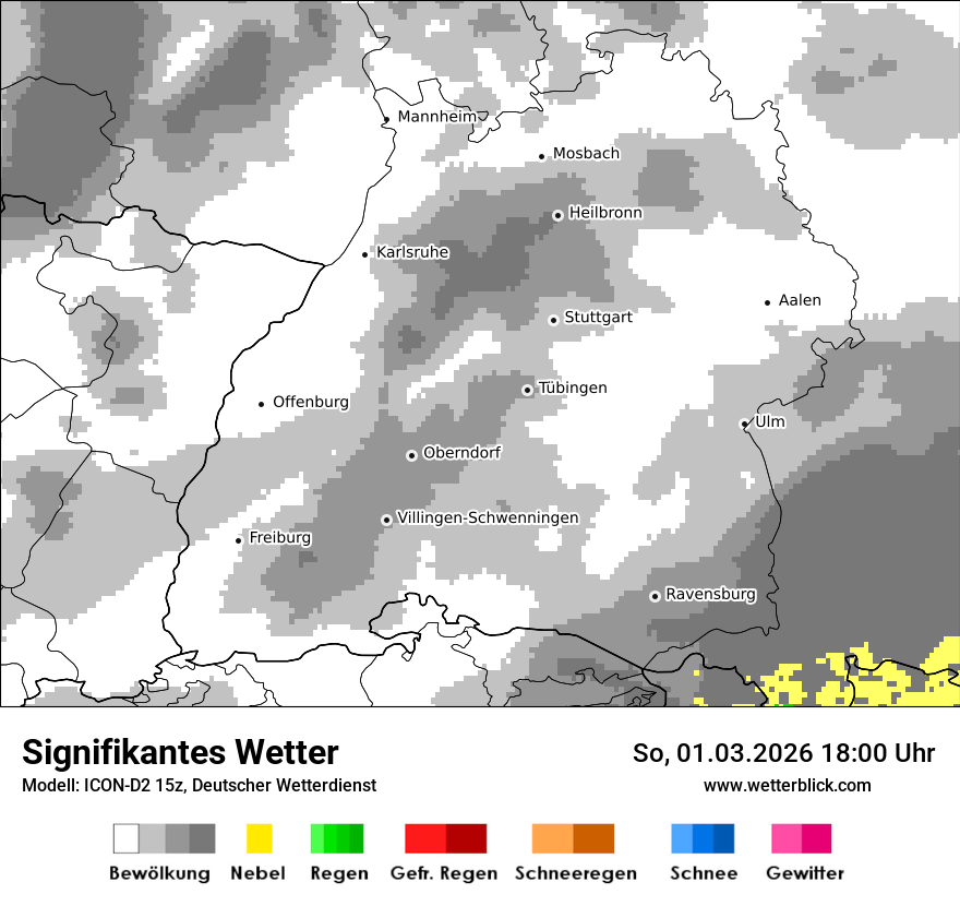 Signifikantes Wetter