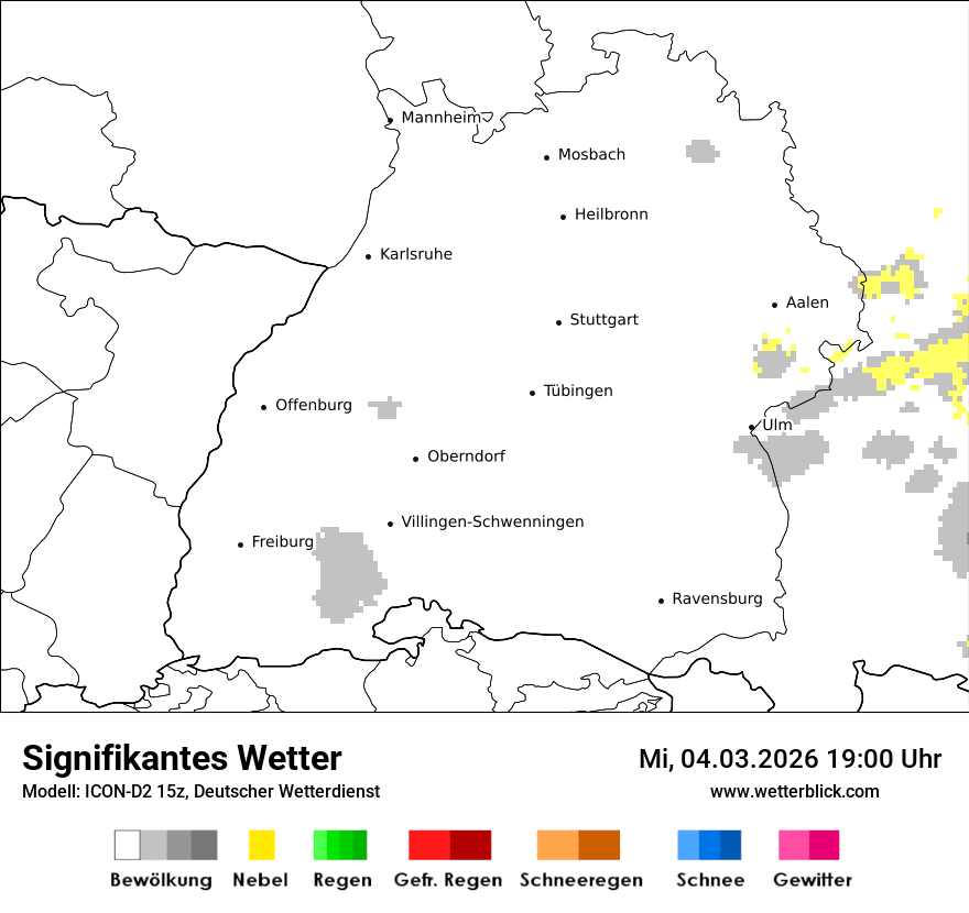 Signifikantes Wetter