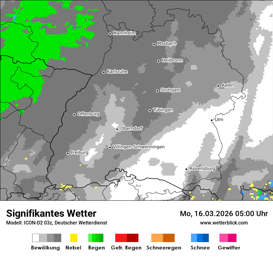 Signifikantes Wetter