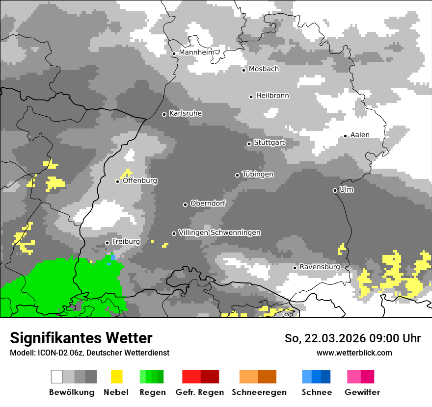 Signifikantes Wetter