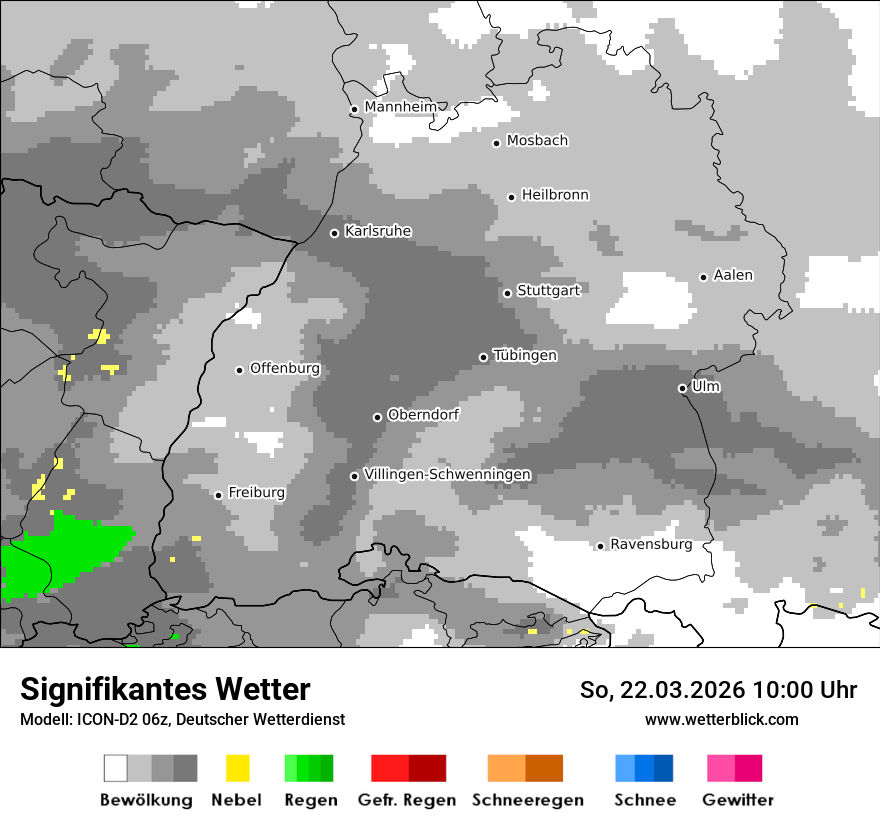 Signifikantes Wetter