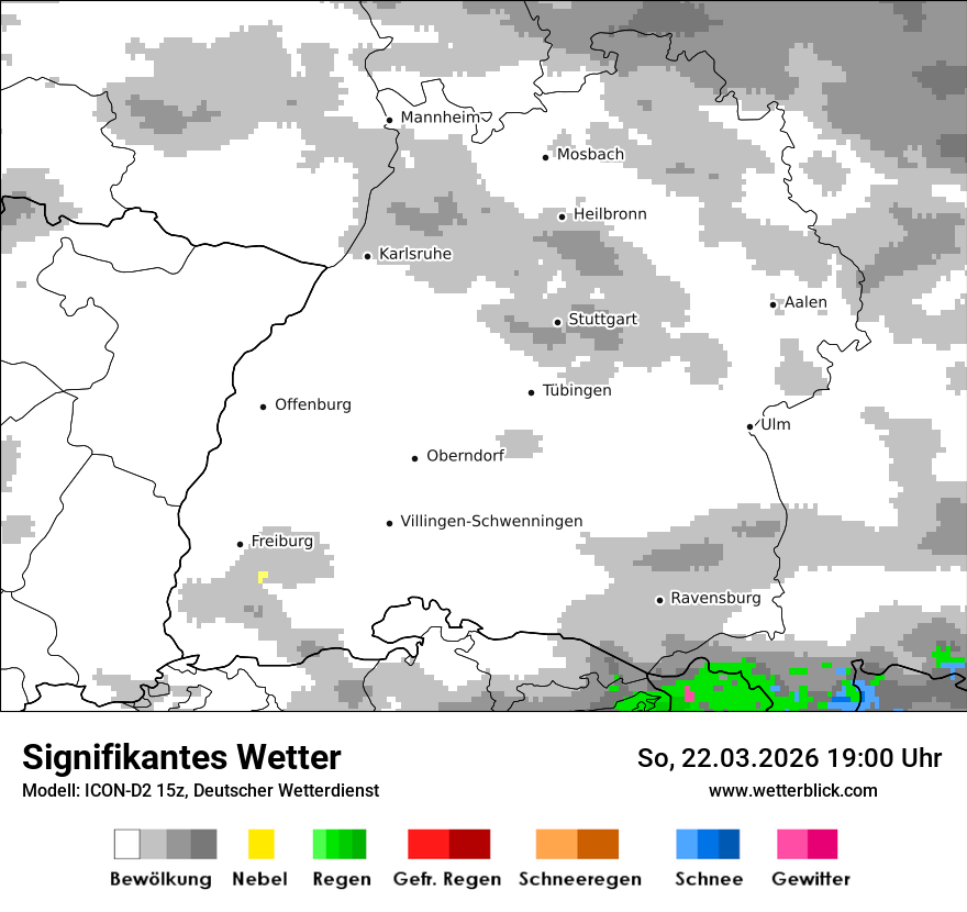 Signifikantes Wetter