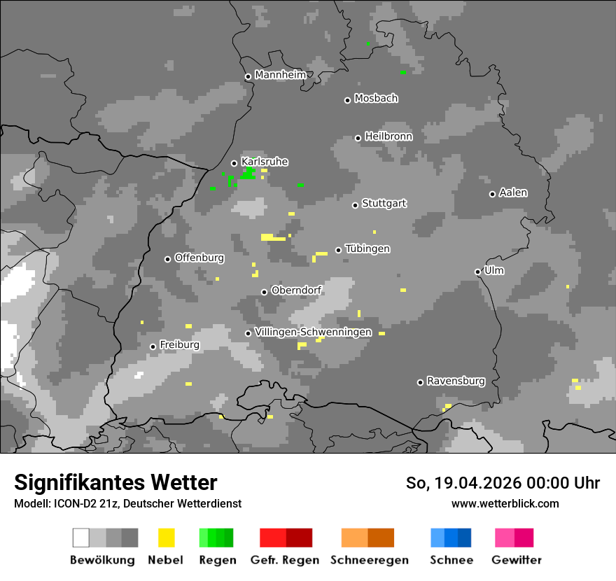Signifikantes Wetter