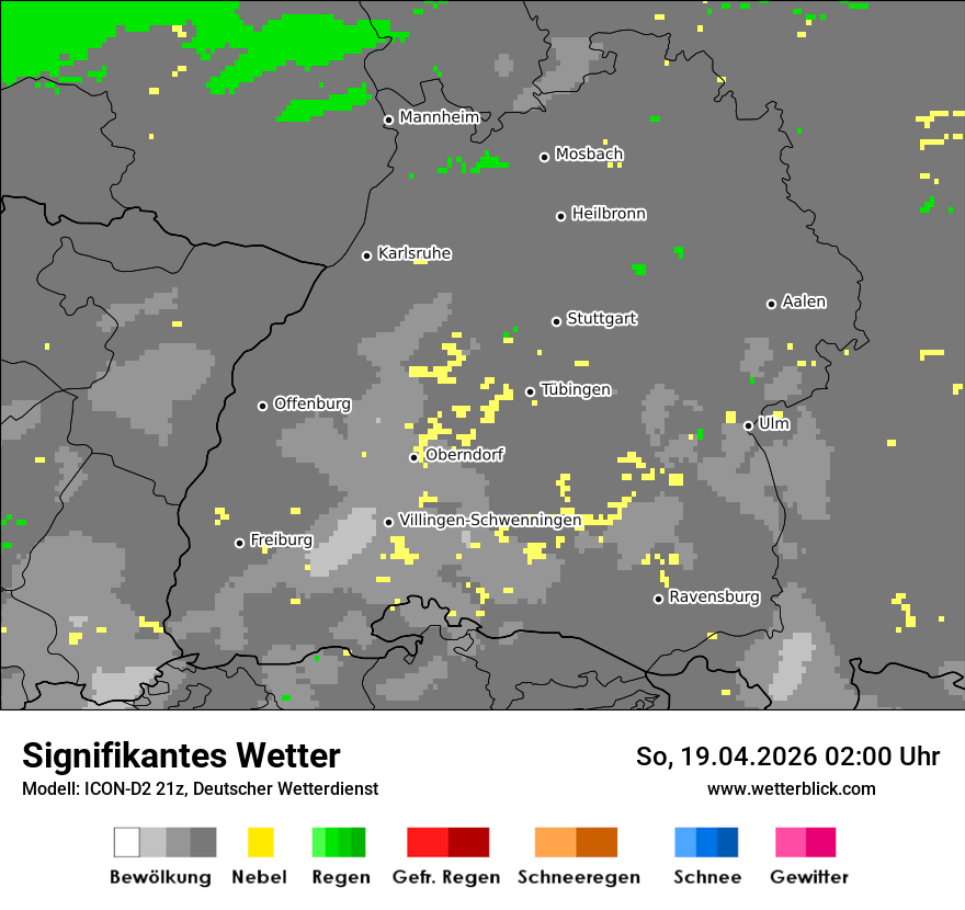 Signifikantes Wetter