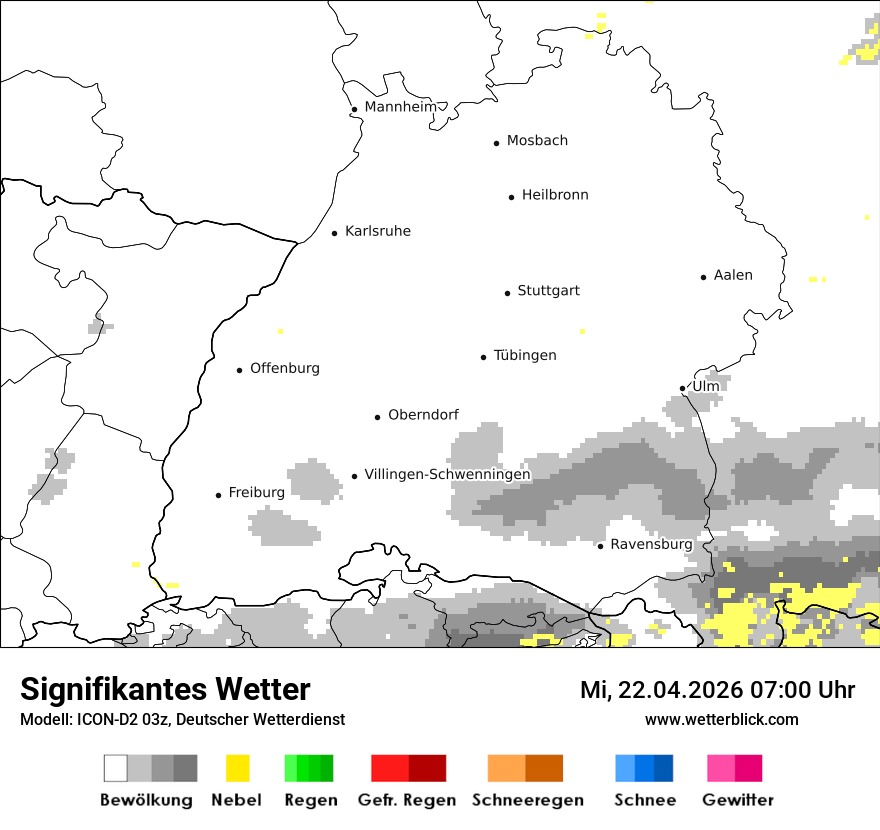 Signifikantes Wetter