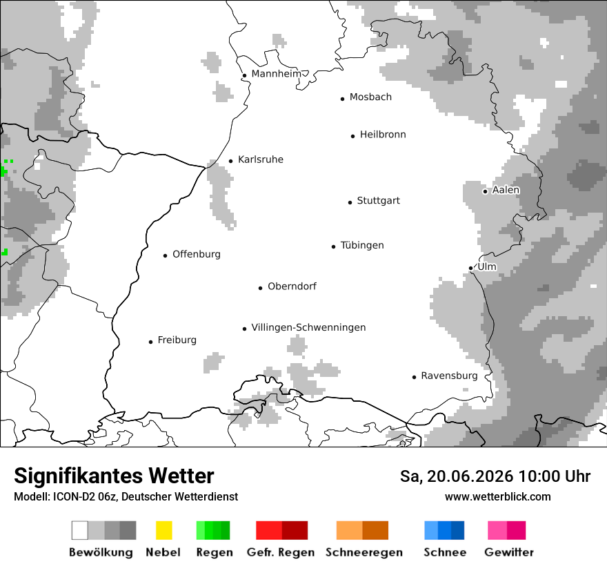 Signifikantes Wetter