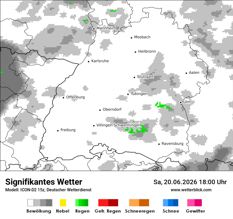 Signifikantes Wetter