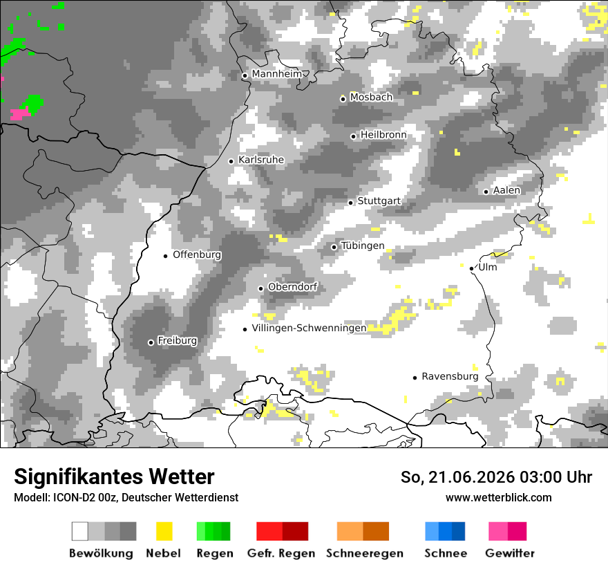Signifikantes Wetter